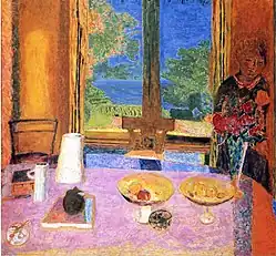 Pierre Bonnard Dinning Room on the Garden, 1935