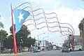 Paseo Boricua Gateway Flags