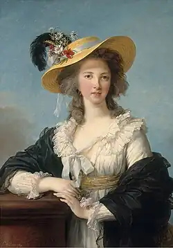 Duchesse de Polignac, 1782 oil on canvas, Musée de l'Histoire de France (Versailles).