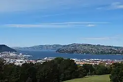 Dunedin seen from Unity Park lookout in the suburb of Mornington