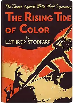 Dust jacket of the book The Rise of the Colored Empires by Lothrop Stoddard