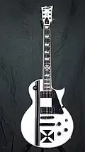 ESP Iron Cross Snow White James Hetfield Signature