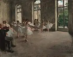 Ballet Rehearsal, 1873, The Fogg Art Museum, Cambridge, Massachusetts