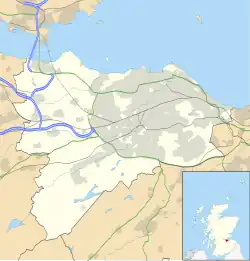 Edinburgh City shown within Scotland