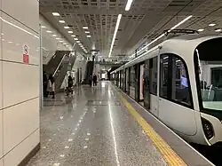 Istanbul underground station in 2020