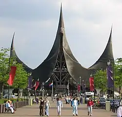 The entrance to the Efteling theme park in the Netherlands, which opened in 1952