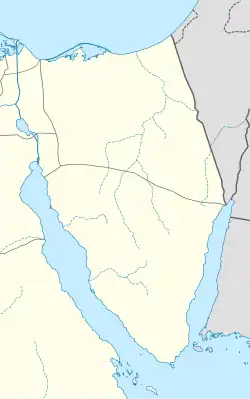 USS Liberty incident is located in Sinai