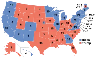 Results for the 2020 United States presidential election