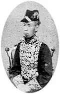 Emperor Meiji in western clothes, 1872