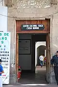 Casa Borda main entrance. This is José de la Borda's mansion