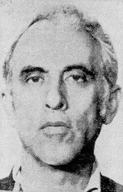 A mugshot of the dour Eugenio Martínez