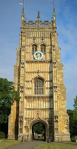 Evesham Abbey bell tower