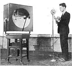 Experimental 3.3&nbsp;GHz (9&nbsp;cm) transmitter 1933 using split-anode magnetron, at Westinghouse labs [38]