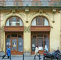 Art nouveau facade, Gambetta street (early 20th c.)