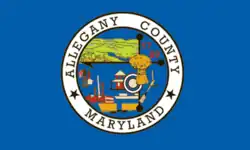 Flag of Allegany County, Maryland