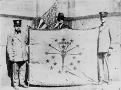 State flag given to the Postoffice Department building in Washington D.C., 1924