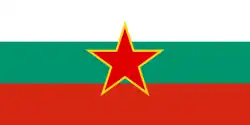 Flag of the Bulgarian ethnic minority in SFR Yugoslavia.