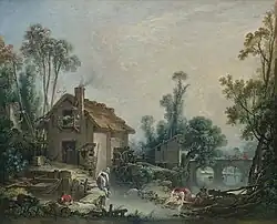 Landscape with a Watermill, 1755,, National Gallery