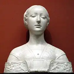Francesco Laurana, female bust (cast)