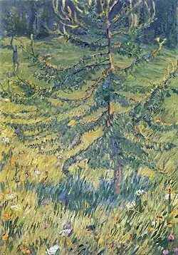 Larch sapling, Franz Marc, 1908
