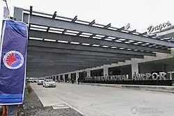 Front area of the Bicol International Airport Terminal Building