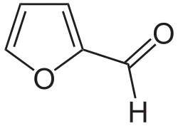 Furfural, derived from sugars, is the major source of furans.