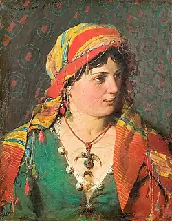 Kazimierz Alchimowicz: Gypsy (c.1870–1879)