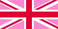 A pink Union Jack