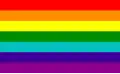 Gay pride flag (seven-color version, November 1978)