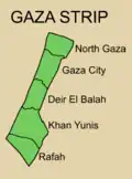 Governorates in the Gaza Strip