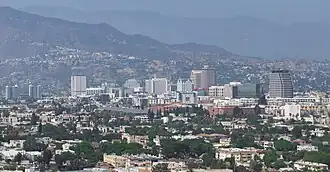 Skyline of Downtown Glendale California
