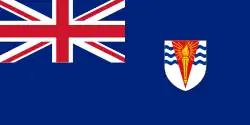 Blue ensign of the British Antarctic Territory