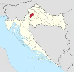 The city of Zagreb in Croatia