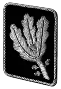 Gorget patch until April 1942 (Allgemeine SS and Waffen-SS)