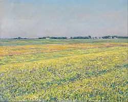 The plain of Gennevilliers, yellow fields (1884) National Gallery of Victoria, Melbourne