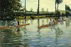 Boating on the Yerres (1877) Milwaukee Art Museum