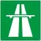 Sign used denote the start of an Autoroute