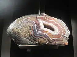 Quartz var. agate geode