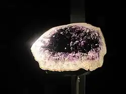Quartz var. amethyst geode