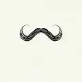 "Handlebar" moustache style