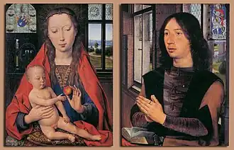 Diptych of Maarten van Nieuwenhove, 1487, Old St. John's Hospital, Bruges