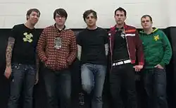 Hawthorne Heights, a five-man emo band