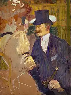 The Englishman at the Moulin Rouge, 1892, oil on cardboard, Metropolitan Museum of Art