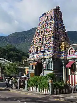 Hindu temple in Victoria, Seychelles