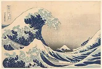 The Great Wave off Kanagawa; 1829–1833; color woodblock print