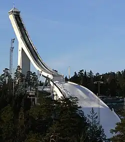 Old Holmenkollen Ski Jump, Oslo by Frode Rinnan (1952, demolished 2007)