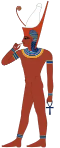 Heru-pa-khered, a form of Horus represented as a child