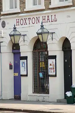 Hoxton Hall, still an active community resource and performance space