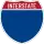 Blank Interstate shield