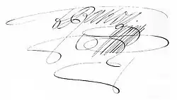 Francis II Rákóczi's signature